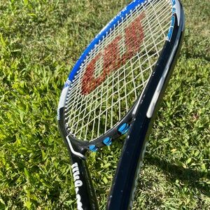 Wilson Impact Titanium Volcanic Frame Technology Tennis Racquet 4 3/8 Grip